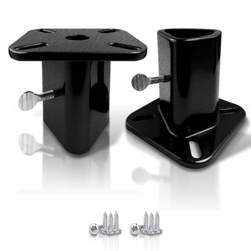 T-Post Mounting Plate Bracket Steel Universal(Set of 2)