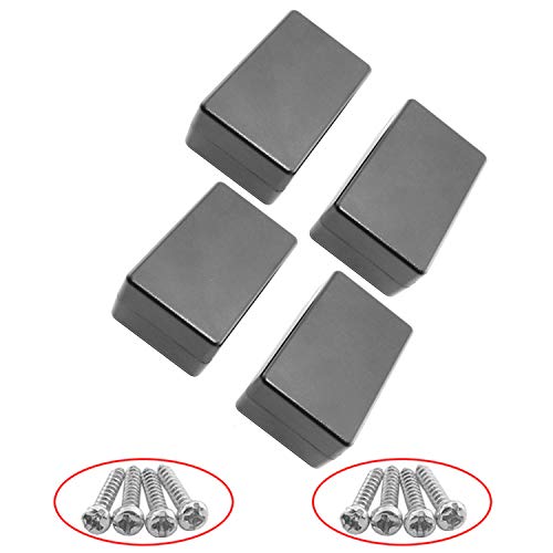 DGZZI Electrical Junction Box 4PCS Electric Plastic Black Waterproof Project Junction Case 3.15x1.97x1.38 inches(80x50x35mm) - size: 3.15" x 1.97" x 1.38"