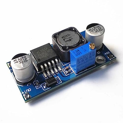 6PCS XL6009 Booster Step Up DC to DC Boost Converter Circuit Board, Input 3V-32V to Output 5V-35V 4A 400KHz Voltage Regulator Adjustable Synchronous DIY Non-Isolated Power Supply Module