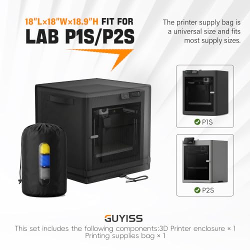 3D Printer Cover for ELEGo CntauriCarbon/Babu P1S/CrealyK1/K1C 3D Printer. - color: for CntauriCarbon/P1S/P2S/CrealyK1/K1C