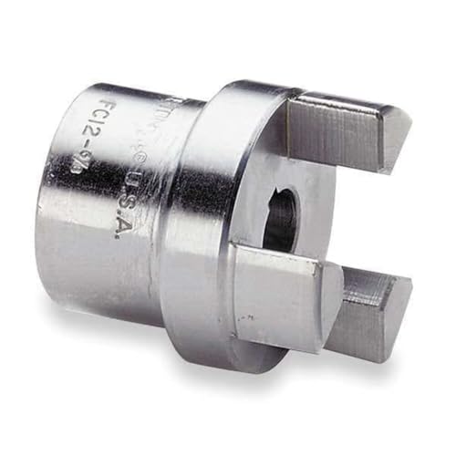 Boston Gear FC155/8 Shaft Coupling Half, FC15 Coupling Size, 0.625 inches Bore, 1-1/32 Thru Bore Length, 1.250 inches Hub Diameter, 6 Max HP at 1750 RPM, 250 Max Torque (LB-in), Steel