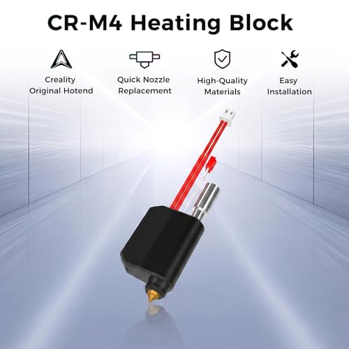 Creality Official CR M4 Hotend Kit, Upgrade Aluminum Heating Block Kit, Quick Swap Nozzle Kit, High-Temperature High Speed Corrosion-Resistant Hot End for Creality CR-M4 3D Printer - style: CR-M4