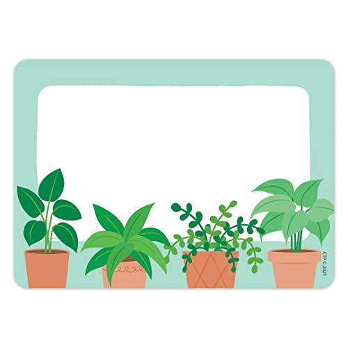 CTP Positively Plants Badge Labels for Classroom (Creative Teaching Press 10617) - color: Positively Plants