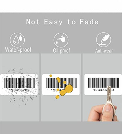 Hybsk 2.25x1.25 inch Direct Thermal Labels for Barcodes, Address, Compatible with Rollo Label Printer & Zebra Desktop Printers (2.25"x1.25",4 Rolls White) - color: 4 Rolls White, size: 2.25"x1.25"