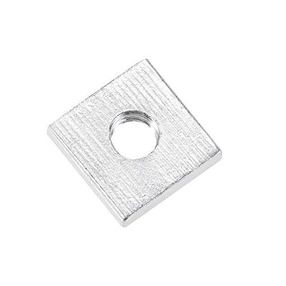 uxcell Square Nuts M4x10mmx2mm Zinc-Plated Metric Coarse Thread Assortment - size: M4x10mmx2mm