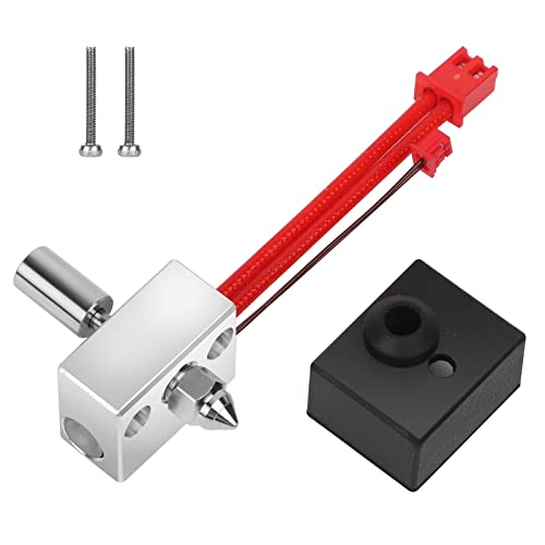 Creality Official Sprite Extruder Upgrade Heater Block Kit High Temperature 300℃ Titanium Heatbreak Plated Copper Nozzle Compatible with Creality Ender 3 S1/Ender3 S1 Pro/CR10 Smart Pro - style: D-High Temperature