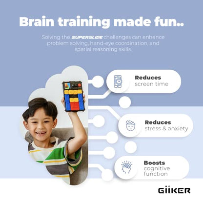 GiiKER Super Slide Puzzle Game, 500+ Challenges, STEM Toy for Ages 6+ - color: Lavender