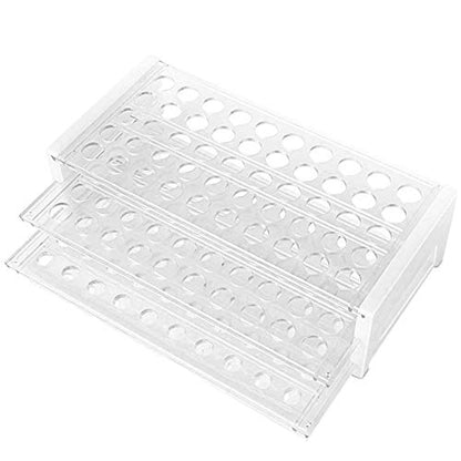 Plastic Test Tube Rack for 15/18 mm Tubes, Hole Diameter is 18.7mm, Holds 50, Detachable, Karter Scientific 208U2 (Pack of 1) - size: 15/18mm, style: Pack of 1