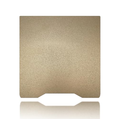 265x280mm Gold PEI Build Plate for Creality Hi Combo, Double Sided Textured PEI Flexible Spring Steel Platform Heated Printing Bed for Creality Hi Combo 3D Printer - size: 265x280mm