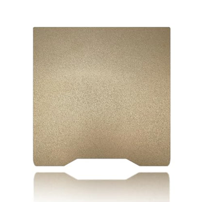 265x280mm Gold PEI Build Plate for Creality Hi Combo, Double Sided Textured PEI Flexible Spring Steel Platform Heated Printing Bed for Creality Hi Combo 3D Printer - size: 265x280mm