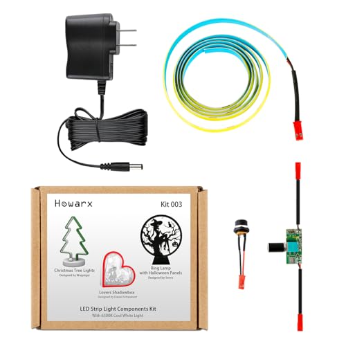 LED Strip Light Components Kit for 3D Printing with 6500K White Light - style: 6500K Cool White Light