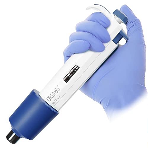 Single-Channel Micropipette, 2-10ml, Manual Adjustable Mechanical Pipette, High-Accurate, Variable Volume, Autoclavable, TPMP10000A1 - style: 2-10ml