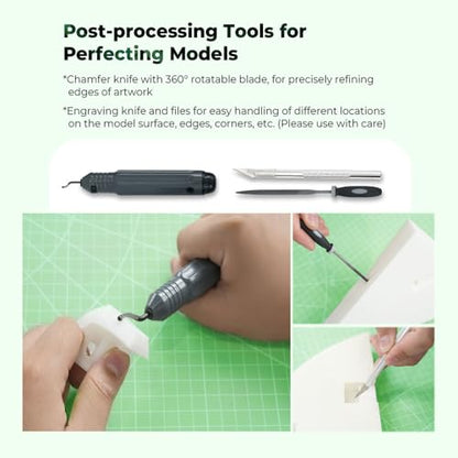 Creality 3D Printer Tool Wrap Kit Pro Assembly/Removal/Filament Cutting Tool for Cleaning Finishing Printing, Suitable for Creality and All FDM Printers