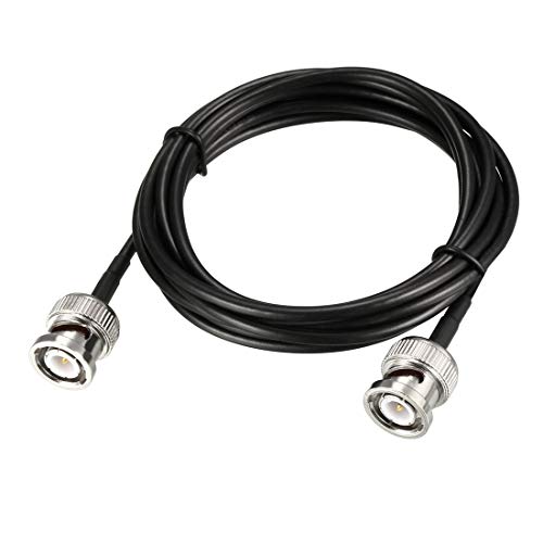 uxcell BNC Male to Male Coaxial Jumper Cable 50 ohm 6 feet RG174 - size: 6 Feet
