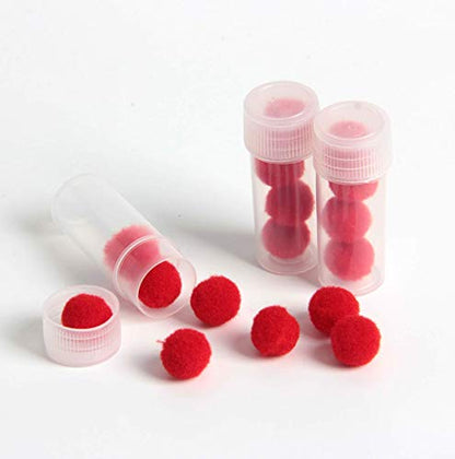 5ml Plastic Test Tubes Small Bottle Vial Storage Vial Storage Container for Lab -50pcs - color: Clear