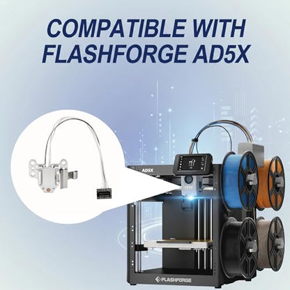 Hotend Heating Assembly Kit for AD5X 3D Printer, Hot End Heating Block Component with Heater Cartridge & Thermistor Sensor & Heat-Insulating Clip for Fast & Stable Heating - size: AD5X