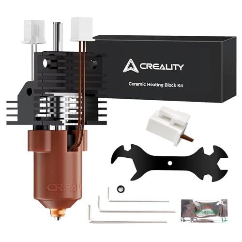 Creality Official 2025 K1/K1C/K1 SE/K1 Max Hotend Kit, Upgrade Ceramic Heating Block Kit, New Version Terminal with Buckle, 600mm/s High-Speed with Unicorn Quick Swap Nozzle for K1 Series 3D Printers - style: K1/K1C/K1 SE/K1 Max