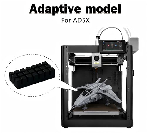 3PCS AD5X Nozzle Brushes 3D Printer Parts Accessories, Hotbed Mounted Silicone Wiper Extruder Filament - size: Noozle Brushes x 3
