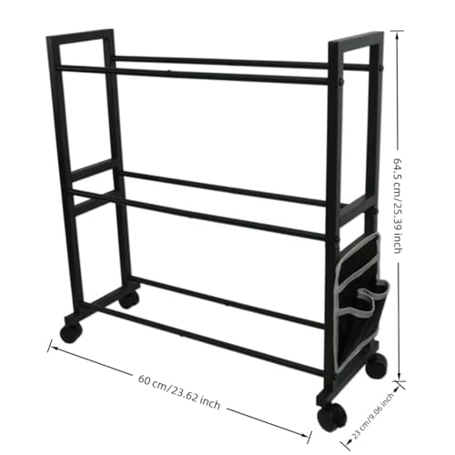 3D Printer Filament Storage Rack with Wheels,3 Tier Spool Holder