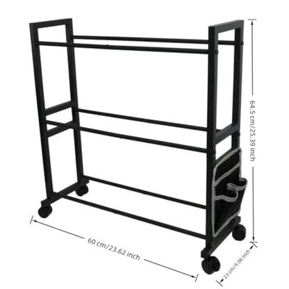 3D Printer Filament Storage Rack with Wheels,3 Tier Spool Holder
