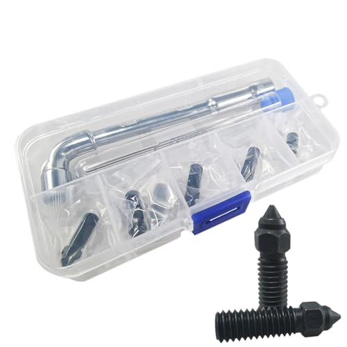 K1 Nozzles Hardened Steel 3D Printer Extruders Nozzles - size: K1 Hardened Steel, style: Kit: Various Nozzles