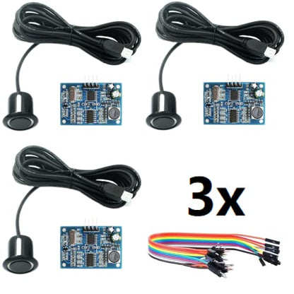 3Pcs JSN-SR04T Integrated Ultrasonic Distance Measuring Sensor Transducer Module Car Backing Radar Waterproof