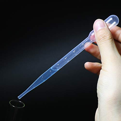 ULAB 500 Pcs Transfer Pipette, Vol. 7ml, 0.5ml Graduation, 155mm Long, Low-Density Polyethylene Material, UTP1001 - style: Vol. 7ml, 500pcs, Packed in box