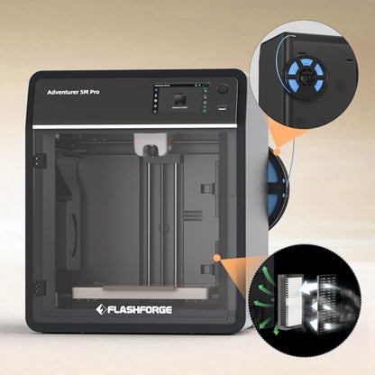 FlashForge Adventurer 5M Pro Enclosed 3D Printer, 600mm/s 220x220x220mm - color: AD5M Pro