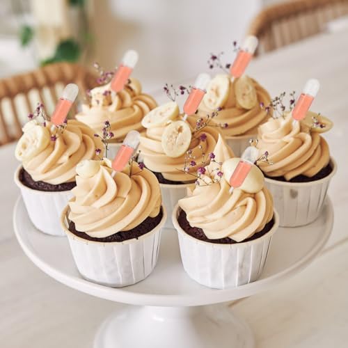 100Pcs 4Ml Cupcake Pipettes, Clear Transfer Liquid Mini Pipettes Dropper, Plastic Pipette Kitchen Supplies, Injector Mini Pipet for Chocolate Strawberries Cupcakes Waffles - style: Strip Shape