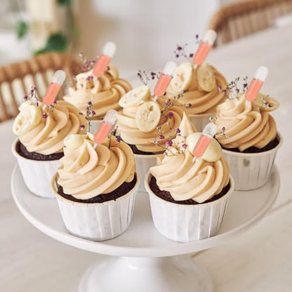 100Pcs 4Ml Cupcake Pipettes, Clear Transfer Liquid Mini Pipettes Dropper, Plastic Pipette Kitchen Supplies, Injector Mini Pipet for Chocolate Strawberries Cupcakes Waffles - style: Strip Shape