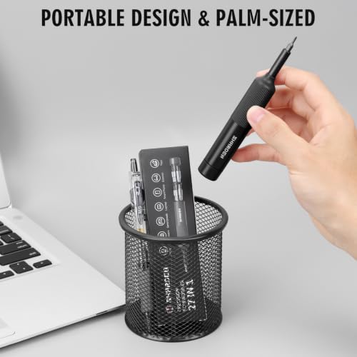 SHARDEN 27-in-1 Precision Screwdriver Set Multi Bit Mini Small Screwdriver - color: Black, size: Pocket Size-Precision