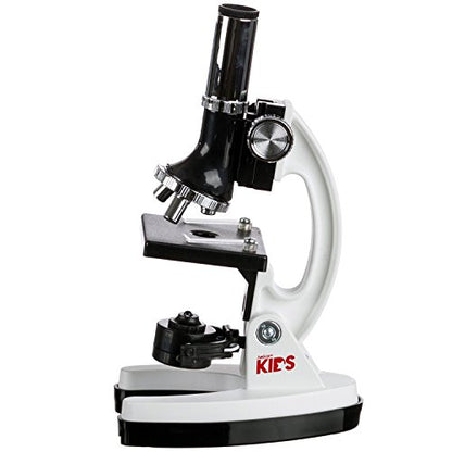 AmScope M30-ABS-KT2-W-WM Kids Microscope Kit, 1200X, 52-pc - style: E) Kit + Book