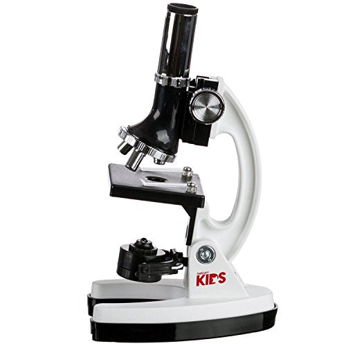 AmScope M30-ABS-KT2-W-WM Kids Microscope Kit, 1200X, 52-pc - style: E) Kit + Book