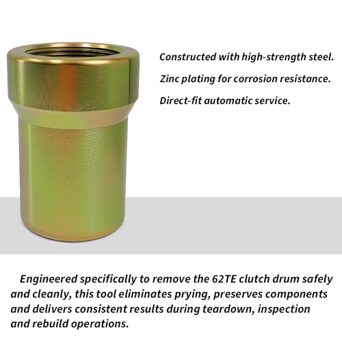 62TE Transmission Drum Removal Tool Fits for Chrysler Dodge, Caravan, Pacifica, Journey, Routan (2006–2017), Direct-Fit Service Tool for 62TE Automatic Transmission Clutch Drum