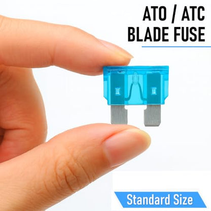 MGI SpeedWare 60pcs LED Blade Fuse Assortment, Smart Glow, 5A 10A 15A 20A 30A 40A, ATO/ATC 12vDC Automotive Protection (with LED Indicator) - style: With LED Indicator