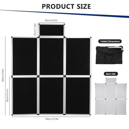 Generic 6 1 Panel Trade Show Display Panels Folding Poster Board System