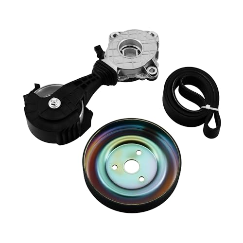 Serpentine Belt Tensioner Idler Friction Wheel & Water Pump Pulley Fit for 2007-2016 Mini Cooper, Cooper Paceman, Cooper Countryman 1.6L 2.0L L4/1.5L L3, Replace 11287598833 11517545958