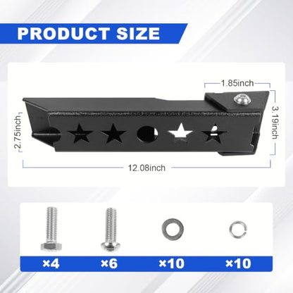 Heavy Duty Reinforced Tailgate Hinge Set Compatible with Wrangler JK JKU