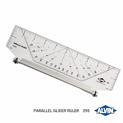 Alvin, 295M, Easy-To-Use Professional Parallel Glider Metric - 10 Inches