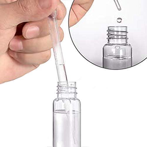 300PCS 1ml Disposable Plastic Clear Liquid Dropper Transfer Pipette Eye Droppers,Volumetric Pipettes,Essential Oils Pipettes (Pack of 4) - size: 1ml (Pack of 4)