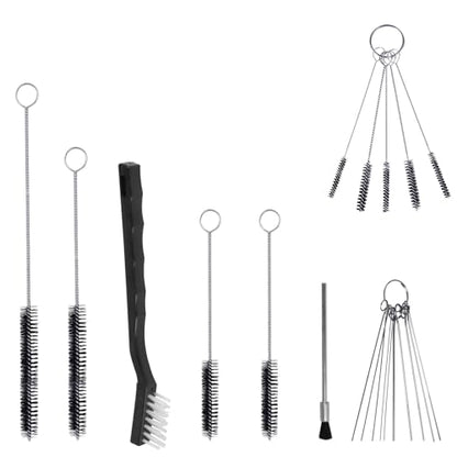 17pcs Multi-Purpose Spray Gun Cleaning Kit,Nylon Brushes Kit