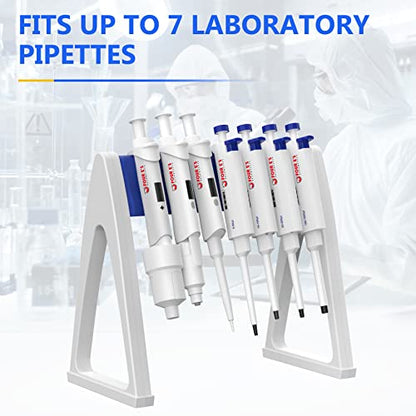 FOUR E'S SCIENTIFIC Pipette Rack, Hold up to 7-8 Pipettes