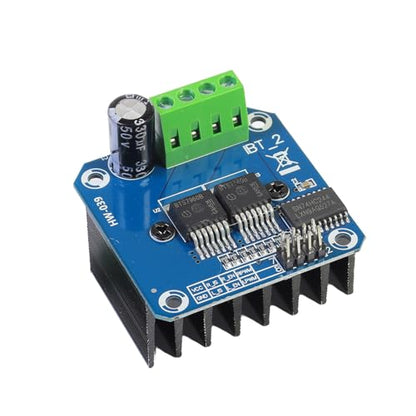 BTS7960 43A 6V-27V H-Bridge DC Motor Driver Module with PWM Control - color: Blue-1pcs