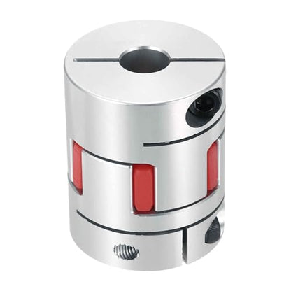 MECCANIXITY Aluminum Shaft Coupling 9mm to 12mm Flexible Spider Coupling L50mm x D40mm Coupler Jaw Spider Shaft Joint Connector for 3D Printers DIY Encoder CNC Router Milling Machine - size: D40mm Fit 9mm to 12mm