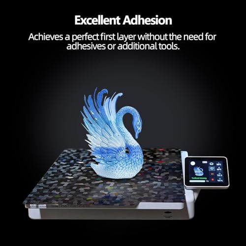 P2S X2D Smooth Effect PEG Build Plate, 256x256mm,Hexagonal Cube + 3D Water Droplet Pattern Holographic Print Bed Plate for Bambu Lab X2D/A1/P1P/P1S/P2S/X1/X1C/X1E 3D Printer Platform - color: PEG (Diamond Grid+Water Cube)