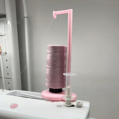 Thread Stand Spool Holder for Sewing Machine Embroidery (Pink) - color: Pink