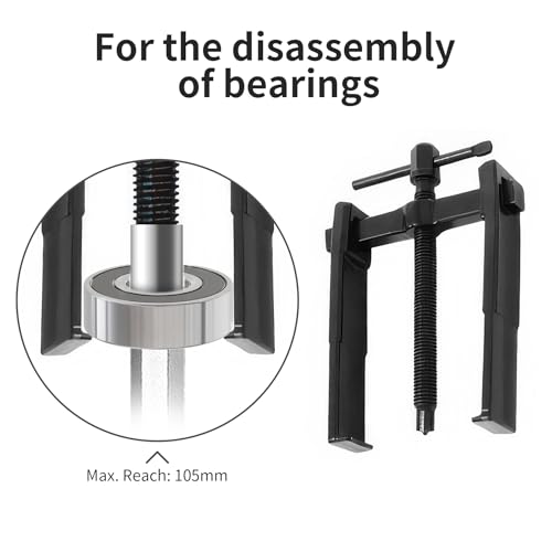 Beam 2 Jaw Puller 4" Bearing Gear Pullers, 154mm T-Shaped Screw - size: 2Jaw 4In 112×154MM