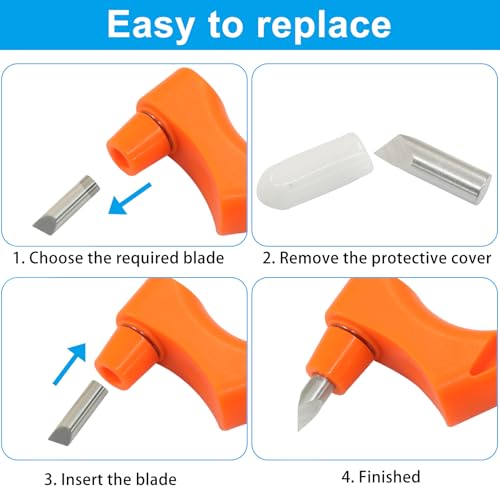 Orange Craft Cutting Tools, Craft Cutting Knives - color: Orange