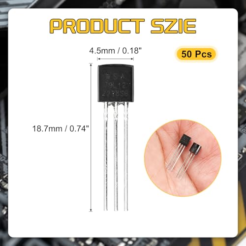 MECCANIXITY 50Pcs 79L12 Transistor Kit, 12V 100mA TO-92 - style: 79L12 -12V