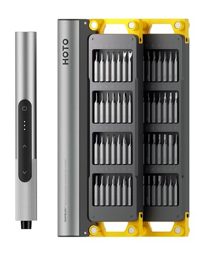 HOTO 2-in-1 Master DIY & Repair Kit: Compact Craft Power Tool Kit – Includes Mini Rotary Tool, and Precision Screwdriver Set